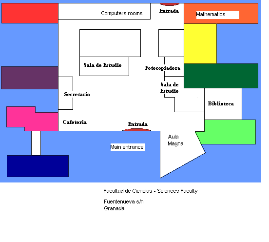 Sciences faculty map